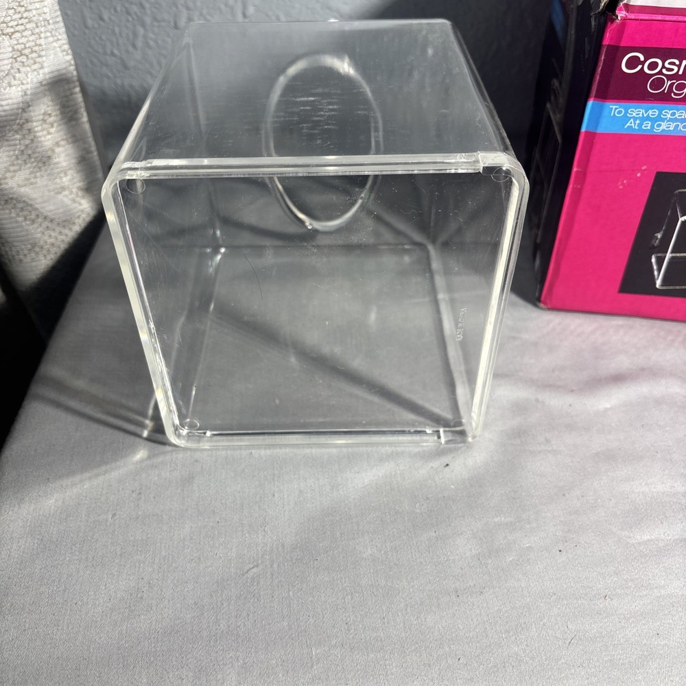 Tissue Box Cover Square, Acrylic Tissue Box Holder, Clear Designed for DIY Decor