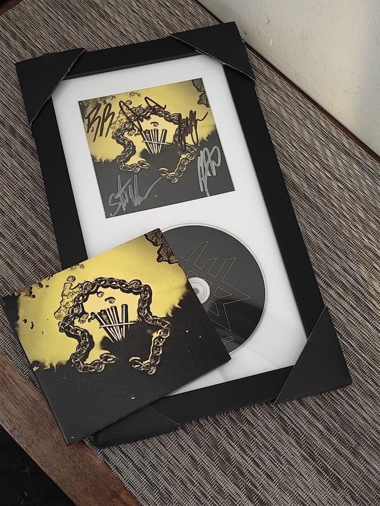 Wage War Signed CD Stigma Framed