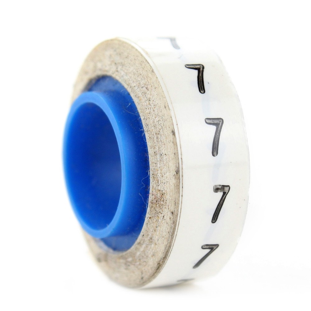 PANDUIT PMDR-7 POLYESTER PRE-PRINTED "7" ROLL WIRE MARKER TAPE (10 PACK)