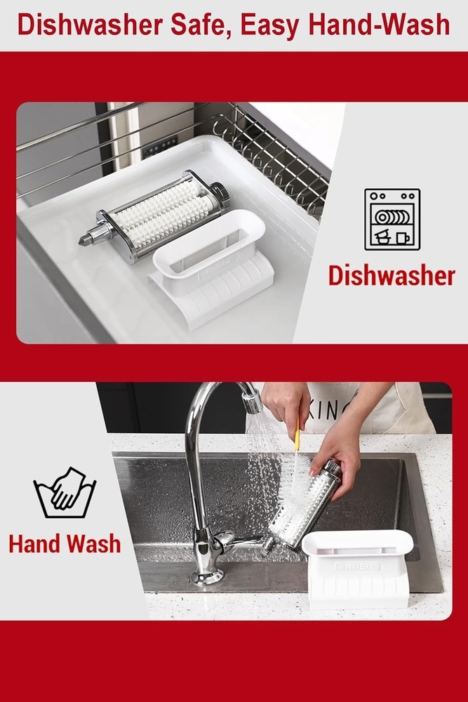 Adjustable 3 Thickness Meat Tenderizer Attachment for Kitchenaid Stand Mixers,Du