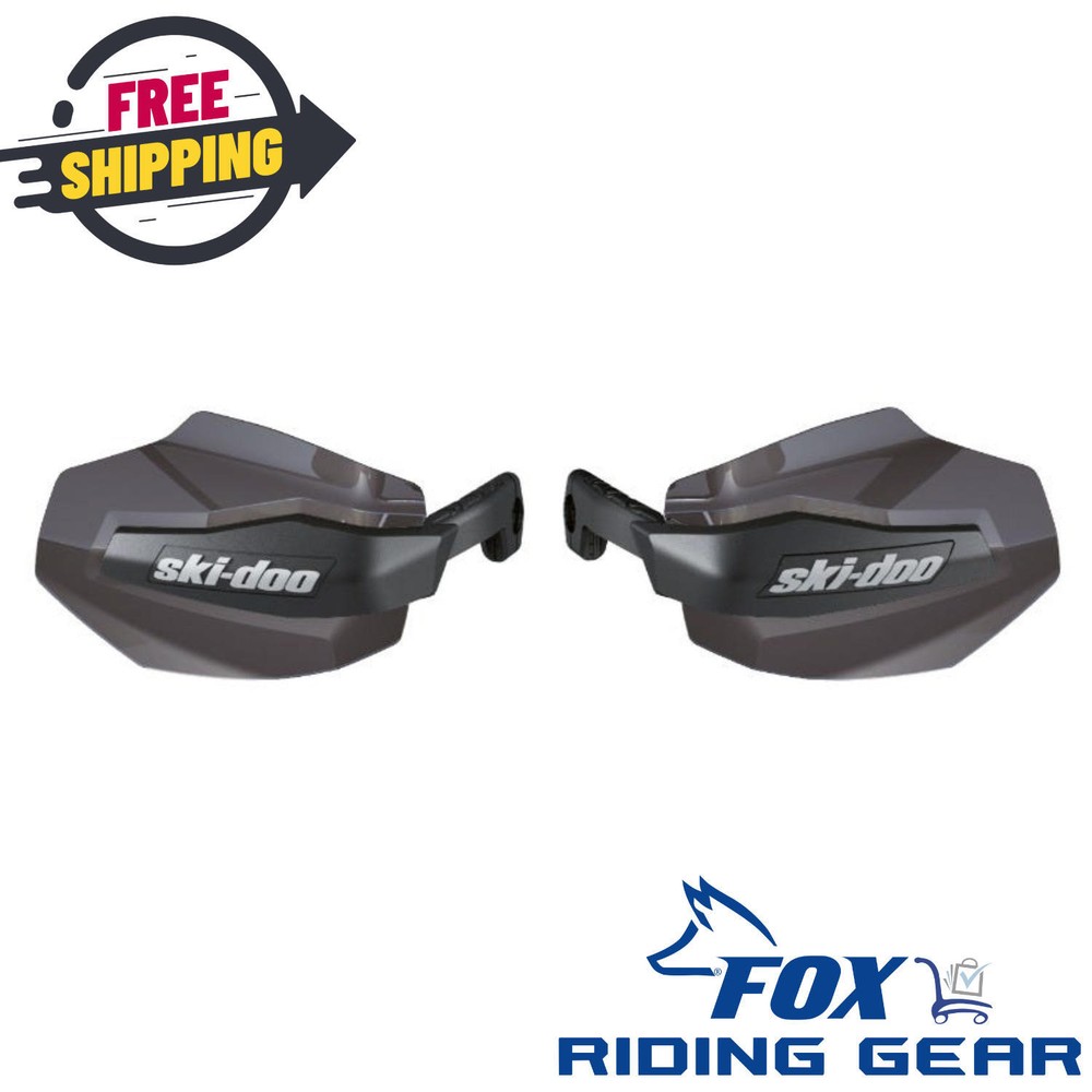 Ski-Doo Transparent Handguards - Dark Smoke