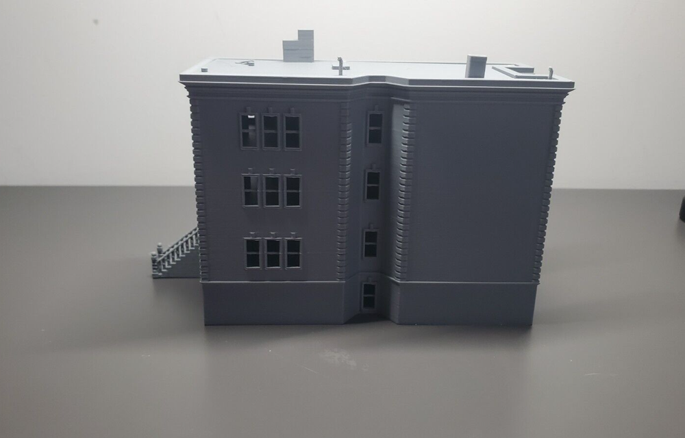 N Scale Building Brownstone