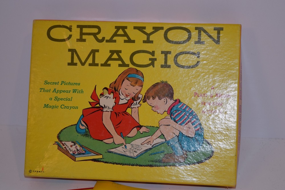 1964 Platt & Munk "Crayon Magic" Drawing Set - EX