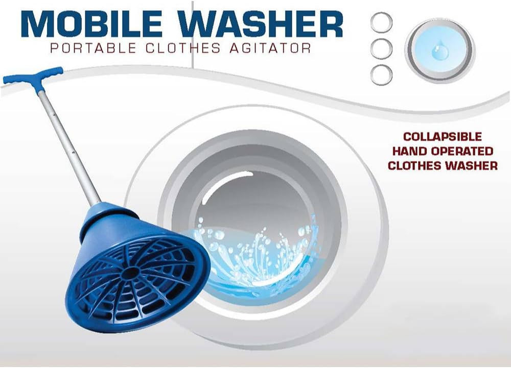 Mobile Washer Portable Clothes Agitator