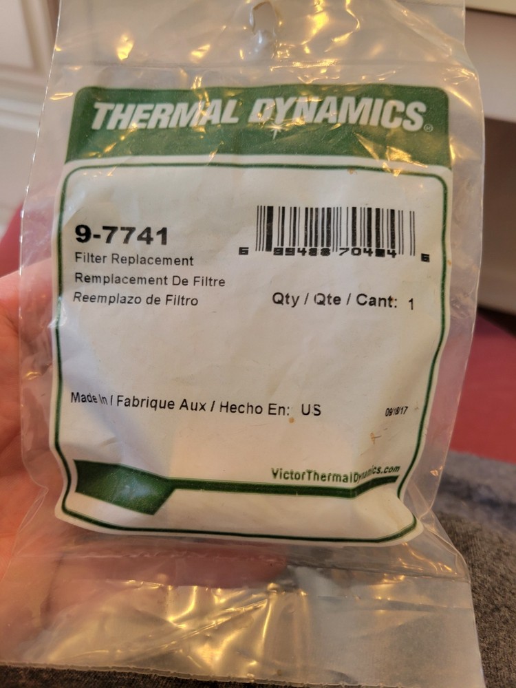 THERMAL DYNAMICS 9-7741 FILTER REPLACEMENT