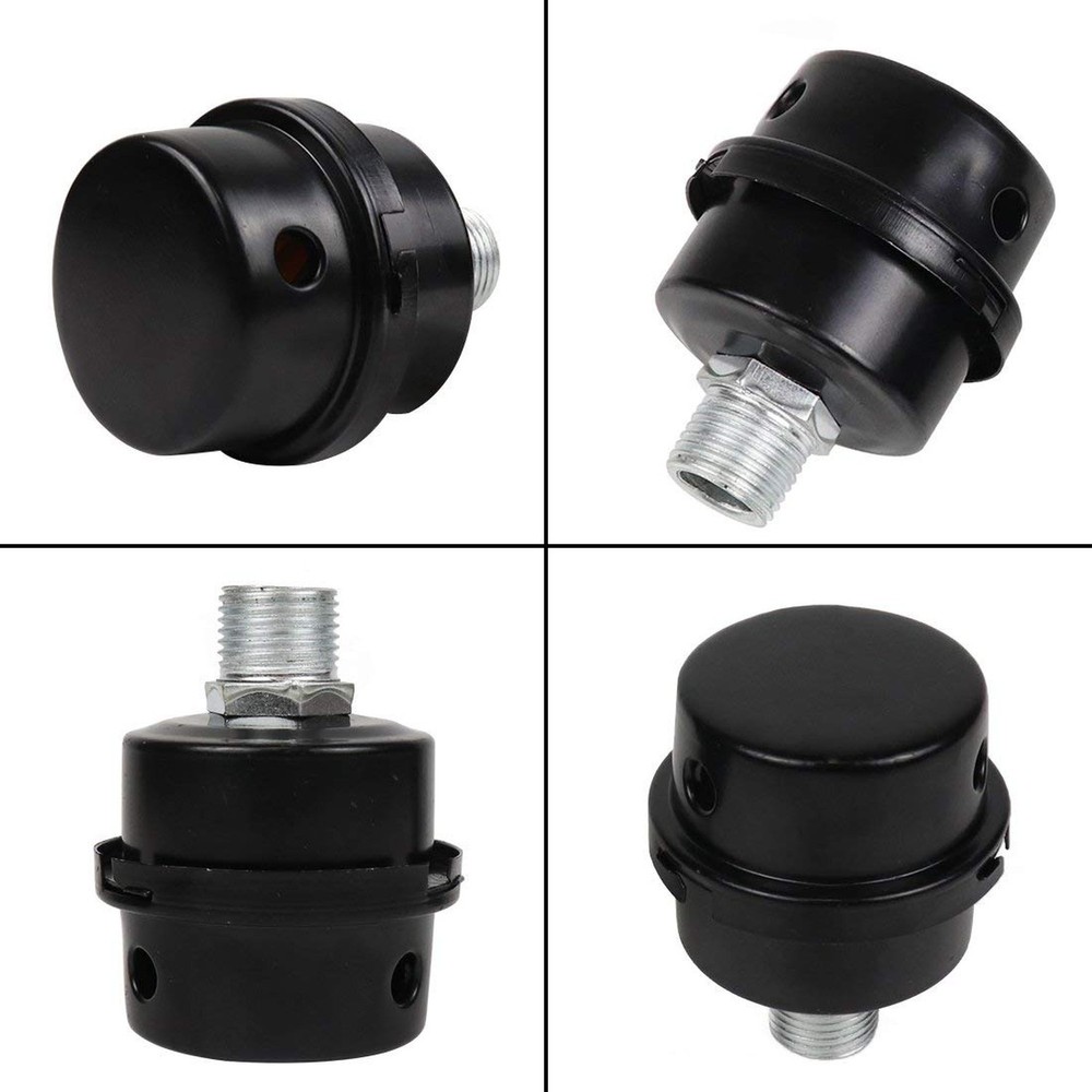 2 Pcs Air Compressor Silencer Filter Metal Air Compressor Intake Filter Noise...