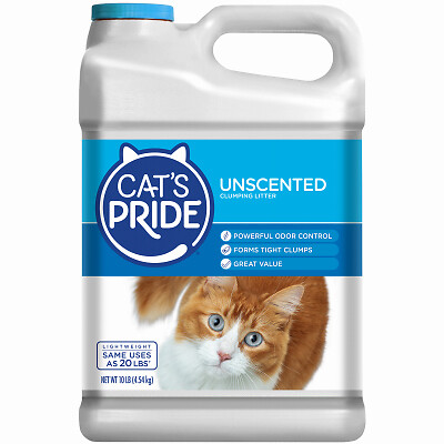 Cat's Pride C01321-C60 Unscented Litter, 10 Lbs. - Quantity 1