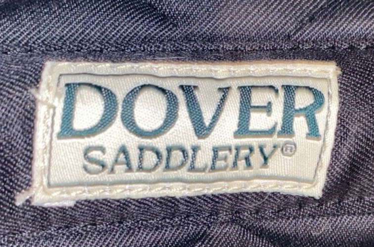 DOVER BLACK A/P QUILTED SADDLE PAD 23'' X 37''