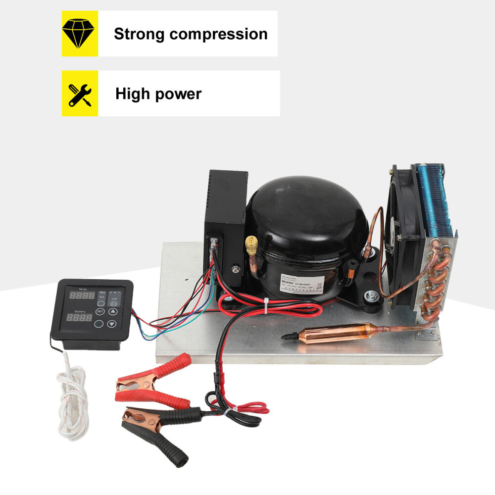 BD15H DC Compressor Condensing Unit Car Refrigerator Refrigeration Unit 12V/24V