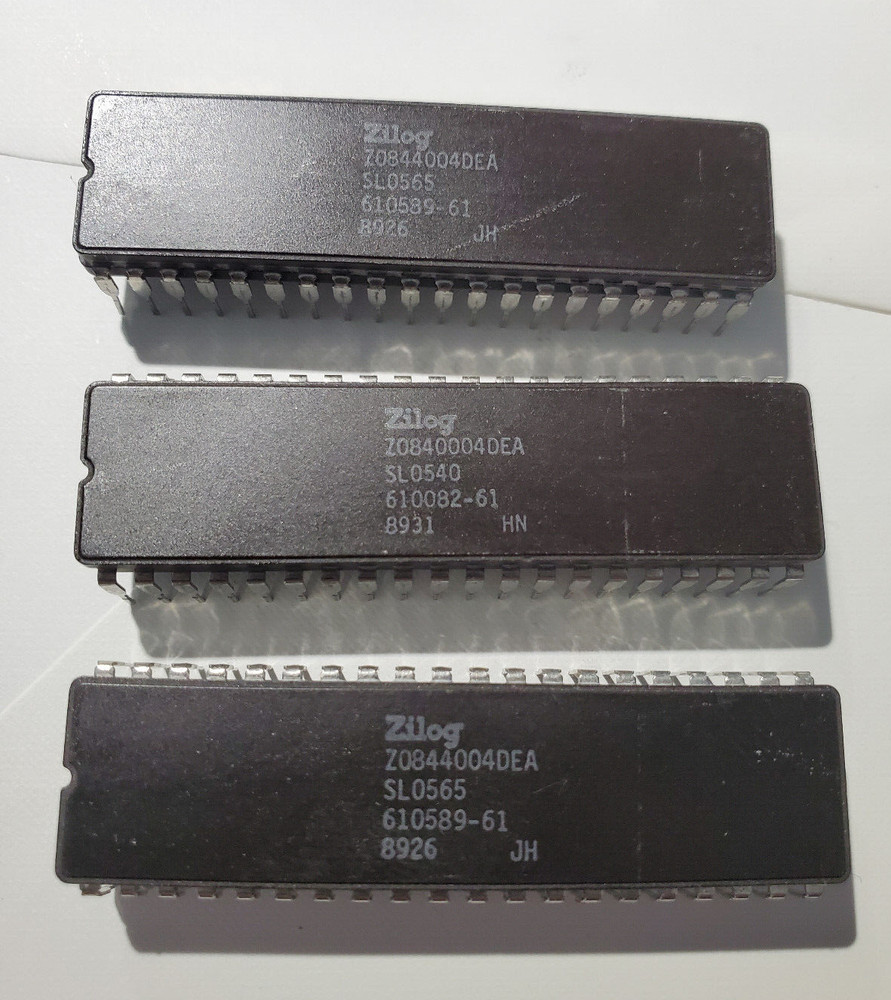 1=Zilog  Z0840004DEA Vintage IC Chip-Socketed Pulls,Untested,Selling Per Each