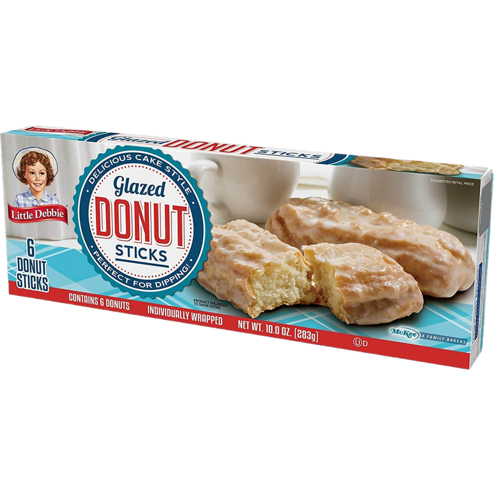 Little Debbie Glazed Donut Sticks, 10 Boxes