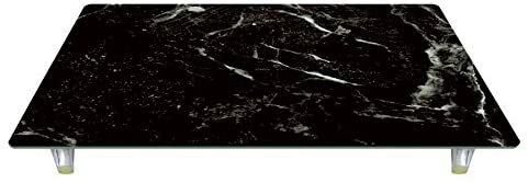 'Black Marble' Design Tempered Glass Instant Counter