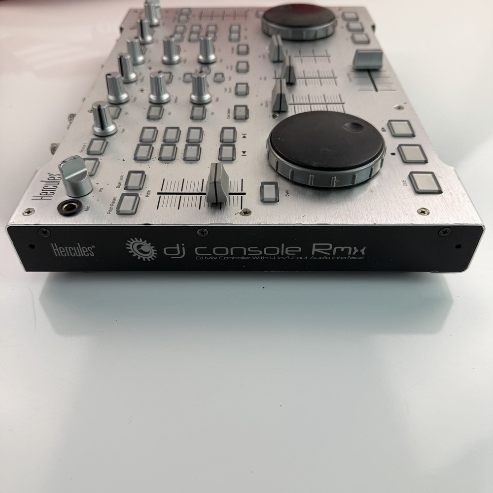 Working Hercules Dj Console Rmx Dj Controller 4-in/4-out Audio Interface
