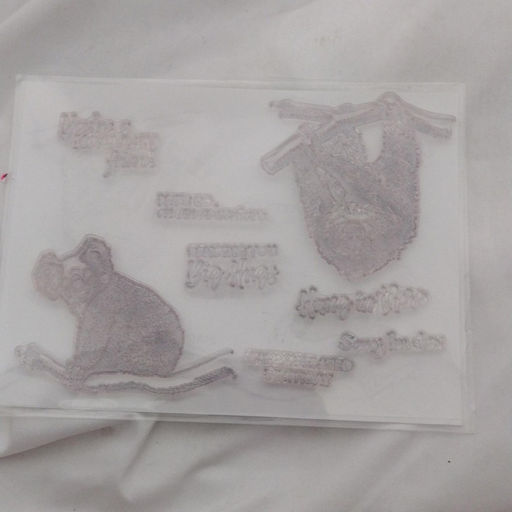 Bundle Of 6 Animal And Misc Clear Stamp Sets