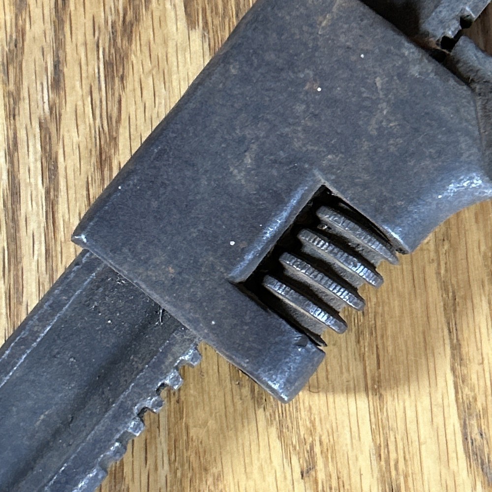 Antique 11" Drop Forged Monkey Wrench Original