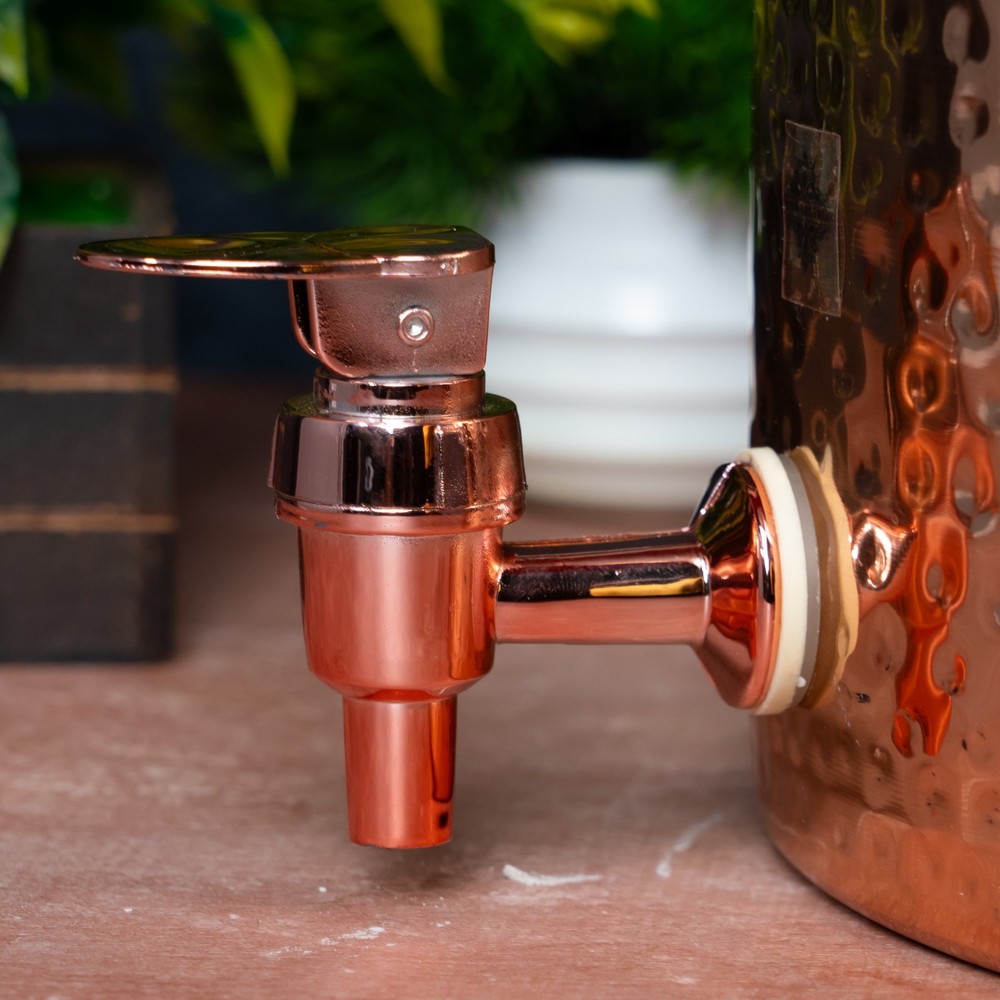 Double Filter Copper Water Pot Tank, Storage Water, Kitchenware 20 Ltr,