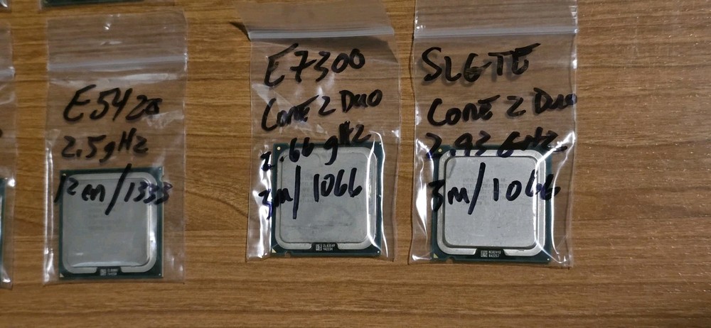 ( 8 ) Intel GA775 Socket CPU Processors Great Little Lot!