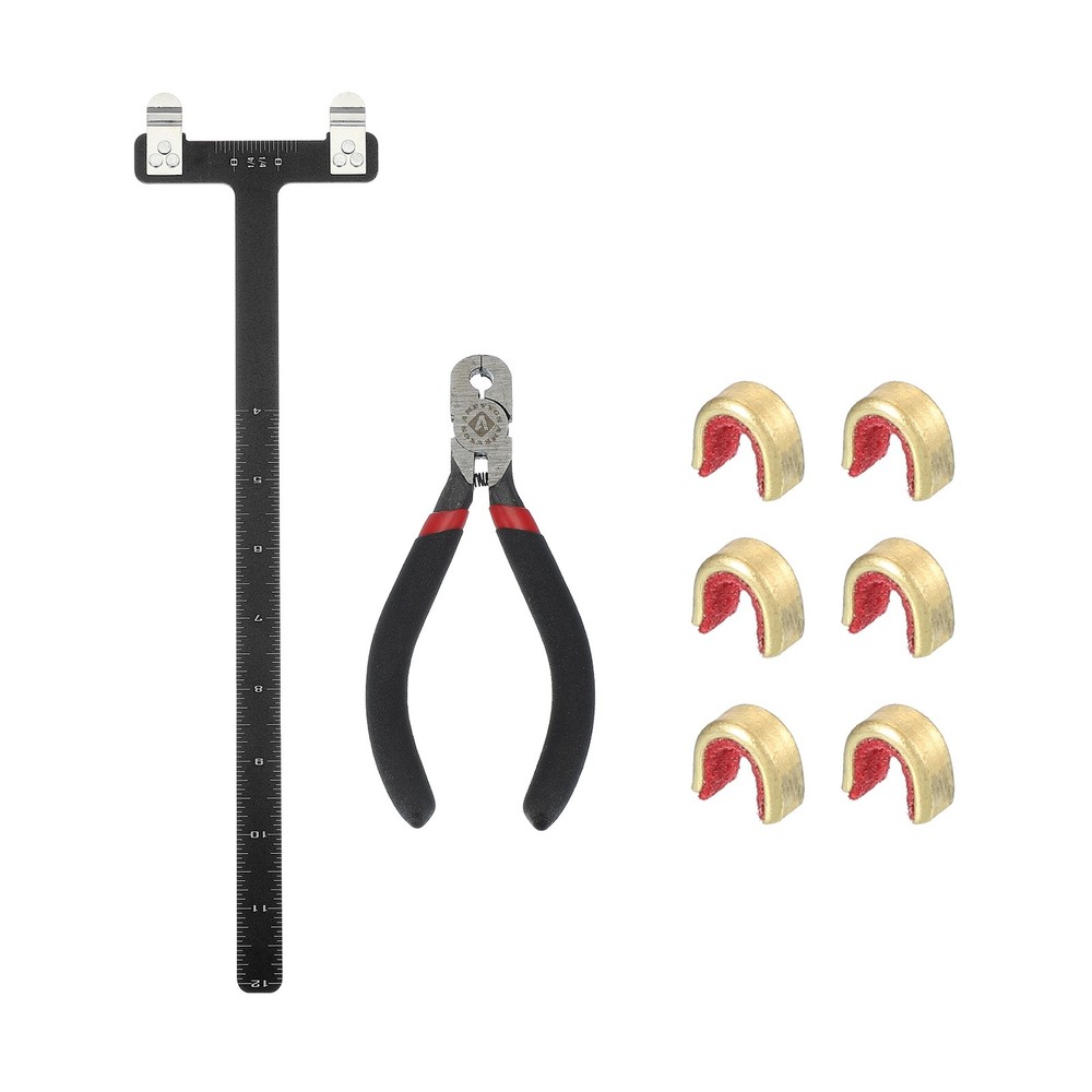 Archery Bow Square 33x9mm for Recurve Compound Bowstrings Archery Black