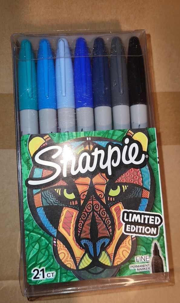 Sharpie Limited Edition Permanent Markers 21 Fine Point Assorted Colors