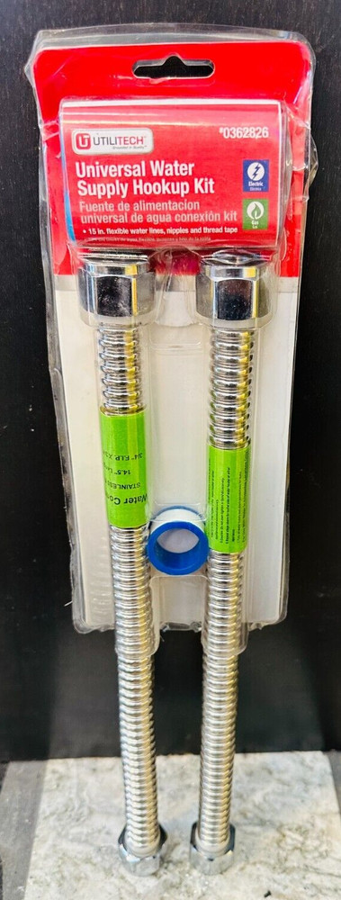 Utilitech Universal Water Supply Hookup Kit UPC 020363176068