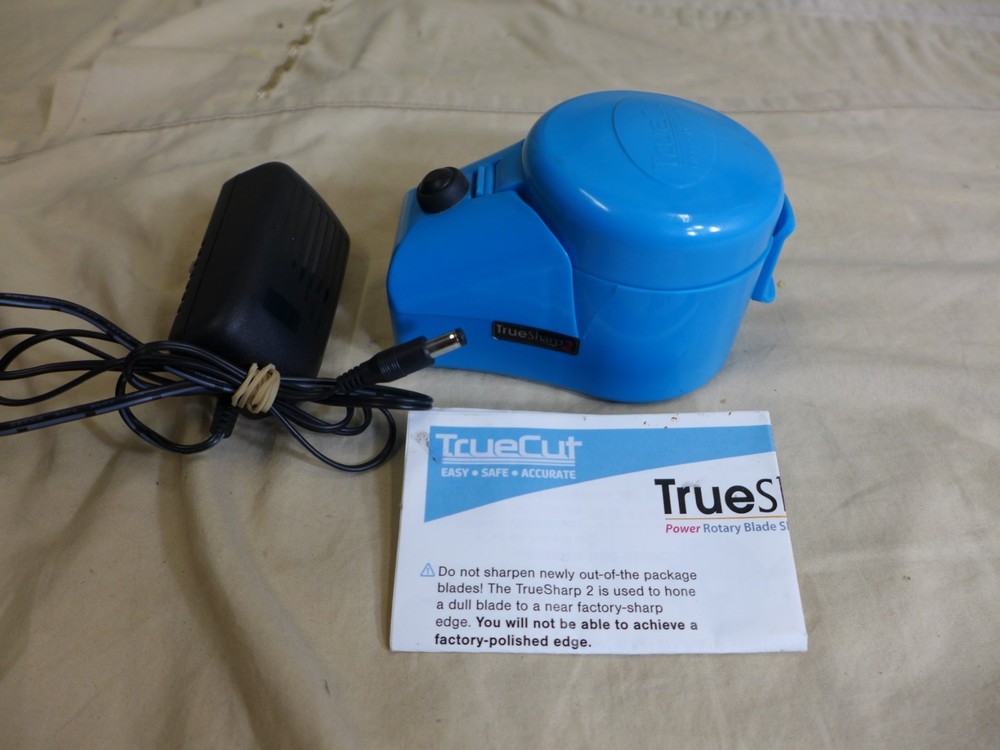 TrueCut TrueSharp 2 - Electric Rotary Blade Sharpener w/ Manual