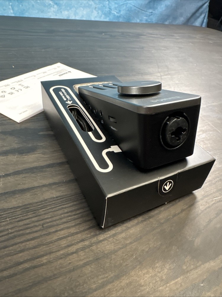 Donner Livejack M Grey USB C Charging Audio Interface New