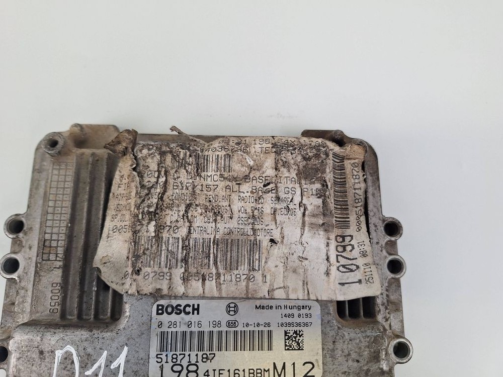 Fiat Bravo 2008 Other Control Units Modules 51871187 BVV328