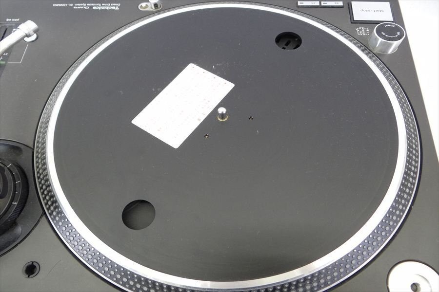 Technics SL-1200MK5 Black DJ Turntable record player tested