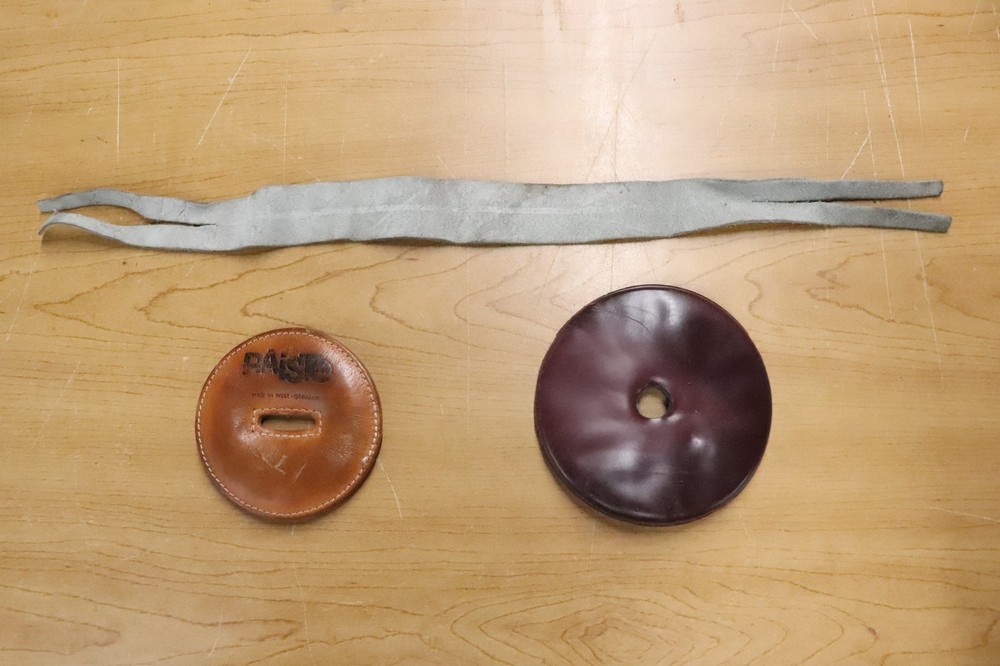 Leather Marching Cymbal Holder Pads