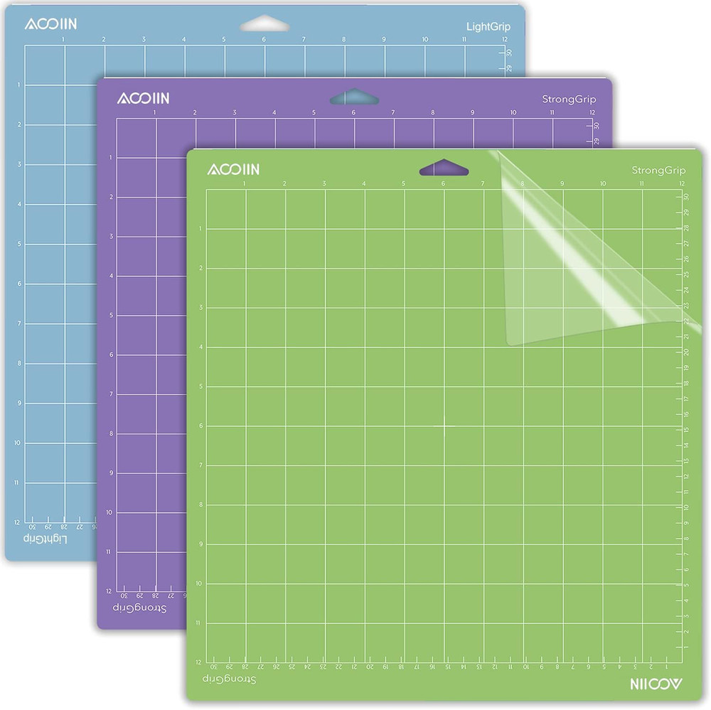 Cutting Mat for Cricut Explore 5/4/3/Air 2/Air/One/Maker 4/Maker 3/Maker, 3 Pack