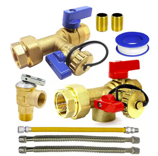 CMI 3/4 in. Tankless Water Heater Valves Installation Complete Kit