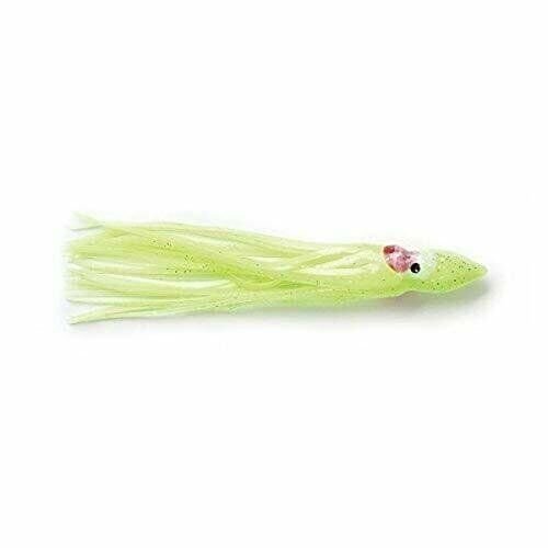 P-Line Squid (8 Pack), 1.5", Glow