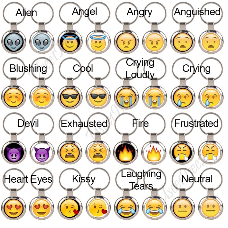 High Quality Emoji Keychains (Premium Edition)