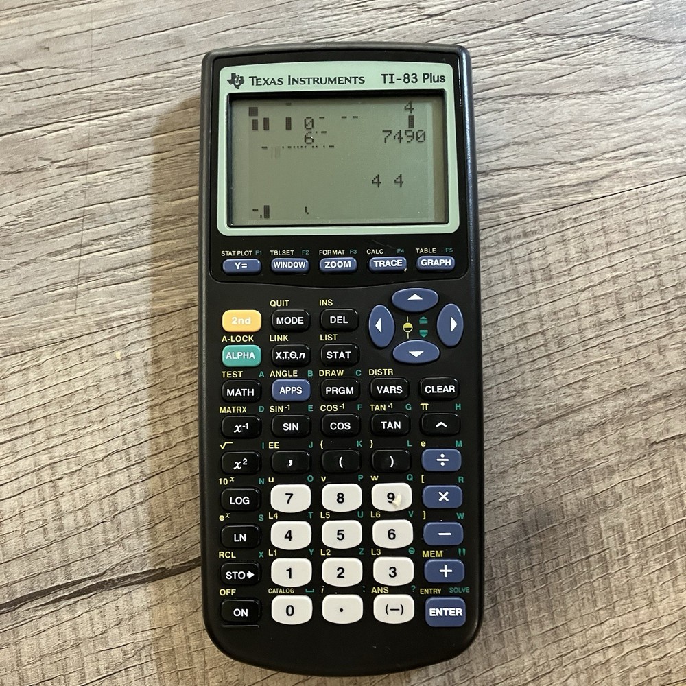 Texas Instruments TI-83 Handheld Graphing Calculator Needs Screen Replaced