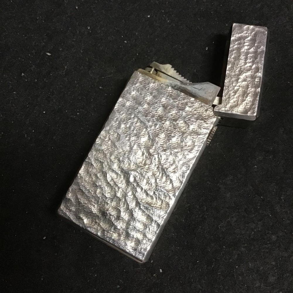 Overhauled Dunhill Rollagas lighter 70 silver with box
