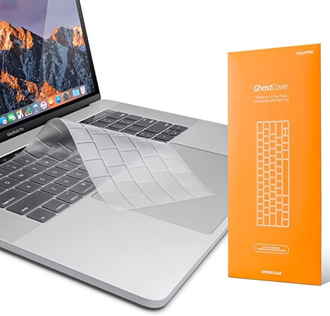 GhostCover Premium Ultra Thin Keyboard Protector, Standard With Touch Bar
