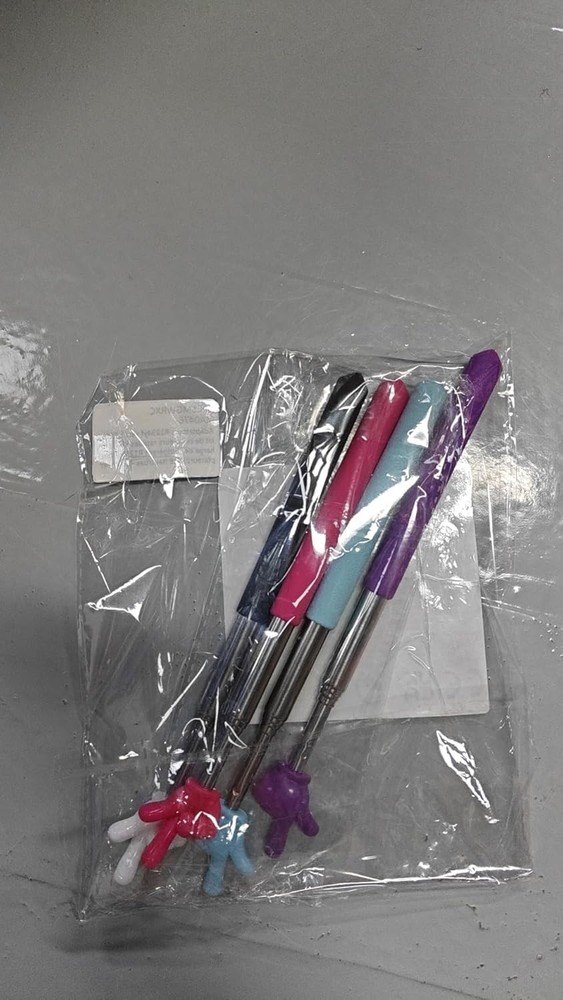 4Pcs Telescopic Teachers Pointer, Mini Extendable Hand Pointer Finger...