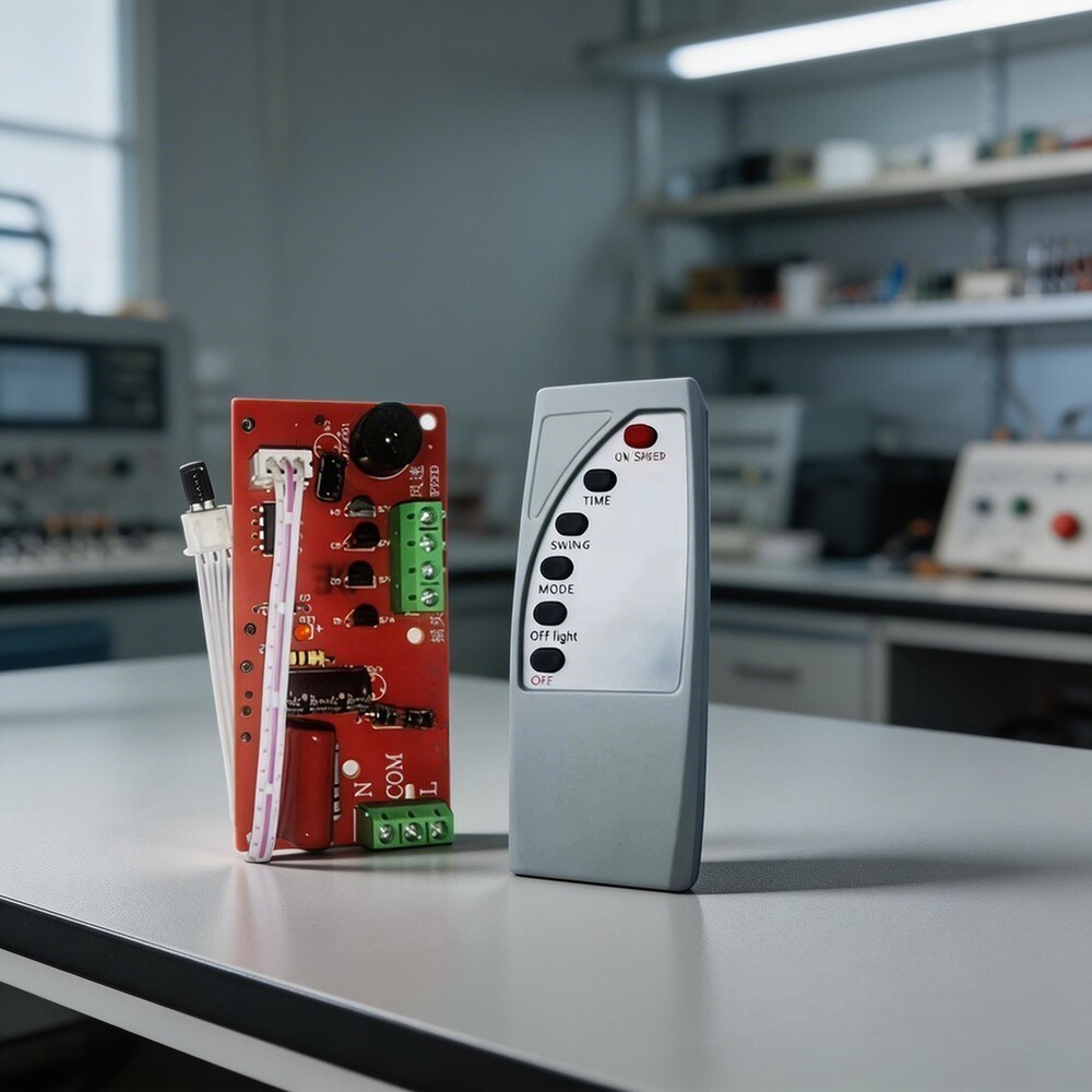 Fan Control Board Kit with Remote for Retrofitting Standing Wall Table Fans