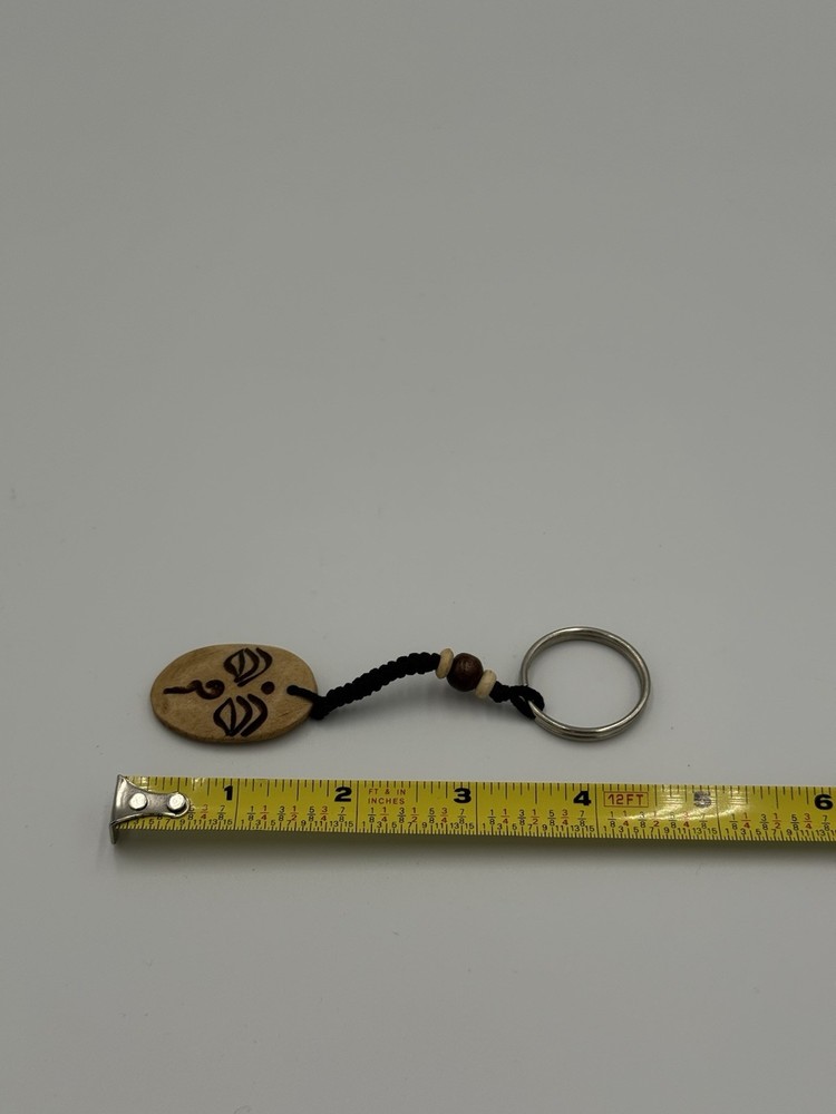 Face Design Bone Charm Pendant Key Chain