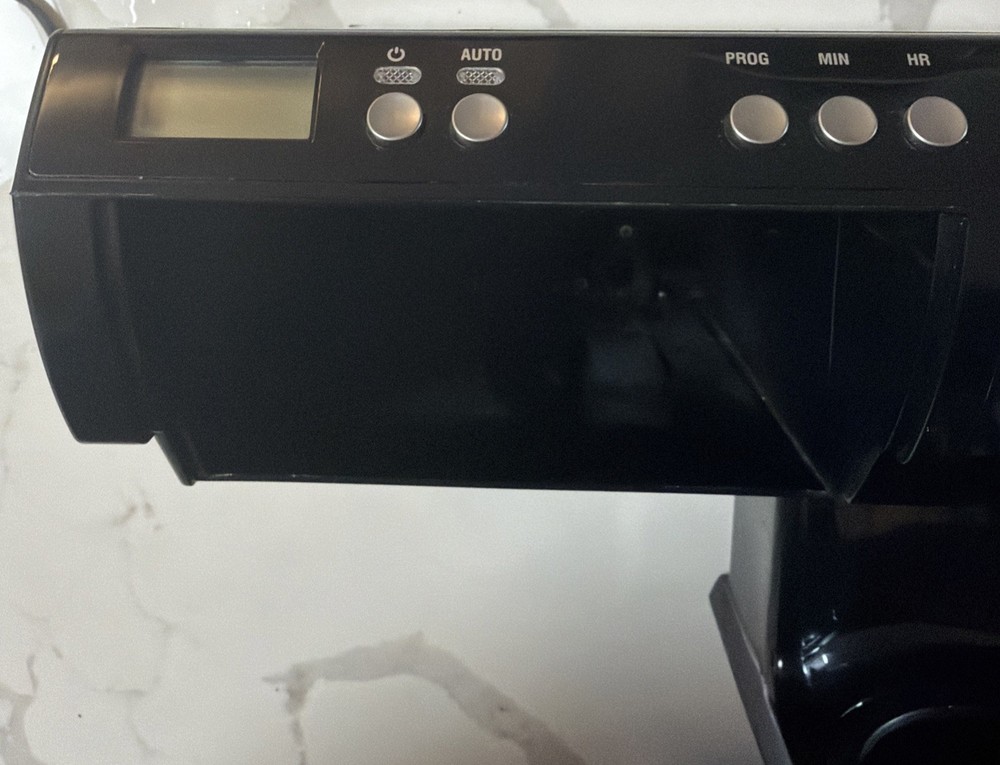 Black & Decker Spacemaker Programmable 12-Cup Coffeemaker Black