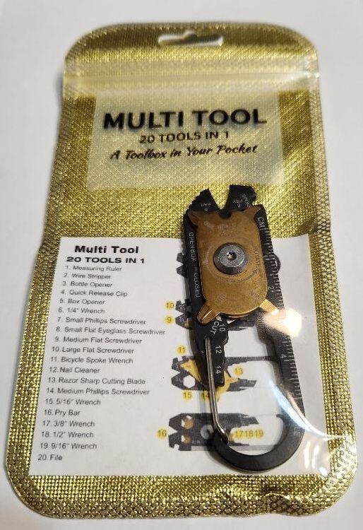 20 Functions in 1 Multi tool Pocket Tool