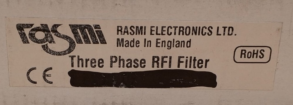 RASMI Three Phase RFI Filter 3G3MV PFI 2030-E
