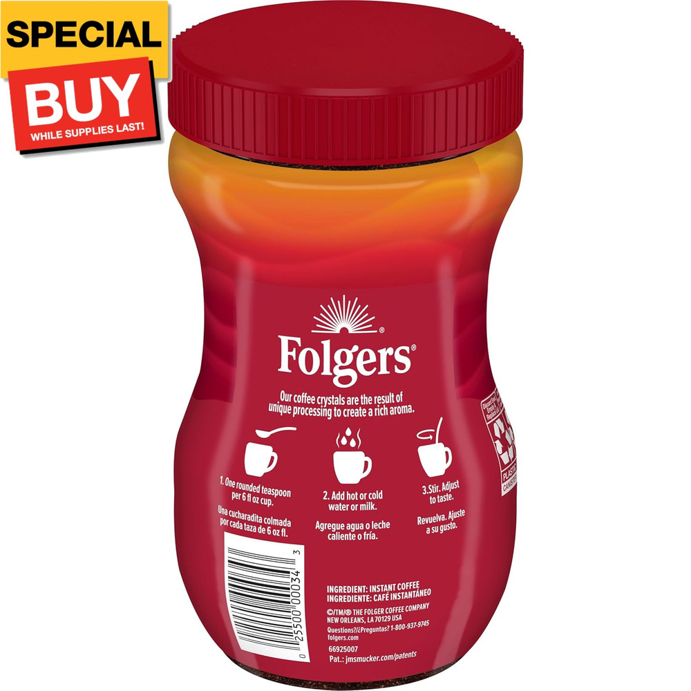 Classic Roast Instant Coffee, 8 Ounces