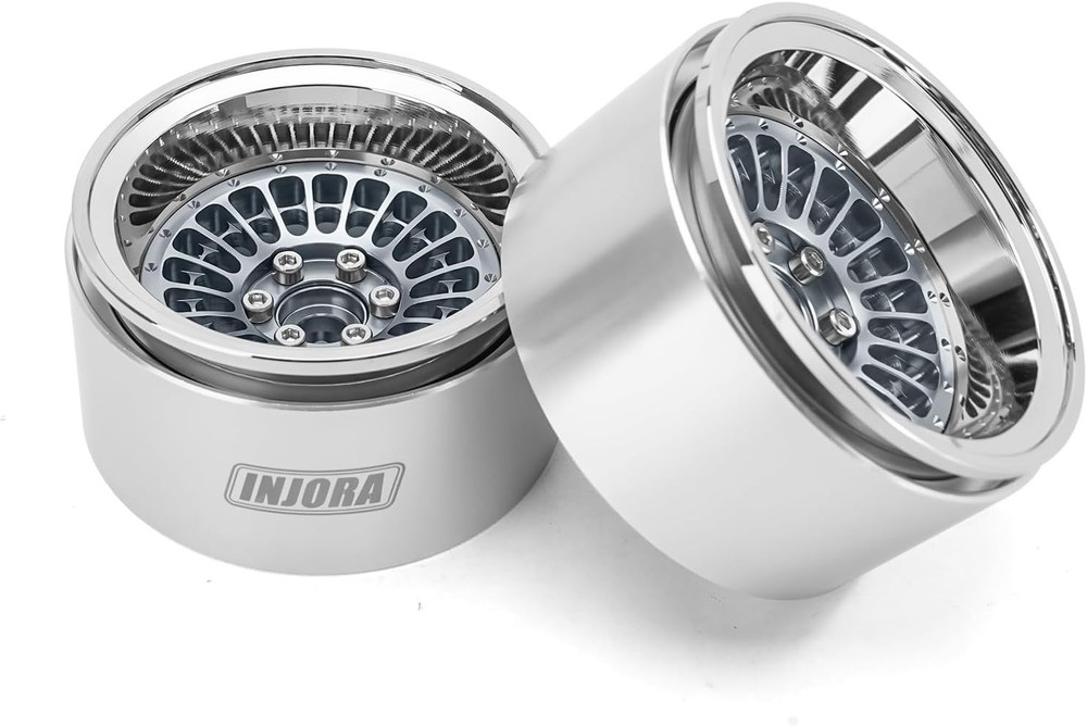 Precision Designed 2.2" Beadlock Wheels for RC Crawlers, Easy to Install