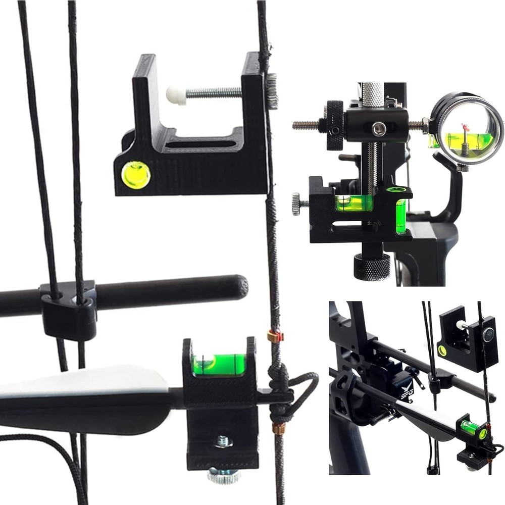 SOPOGER Archery Level Multifunctional Bow Tuning Tools for Rest Black
