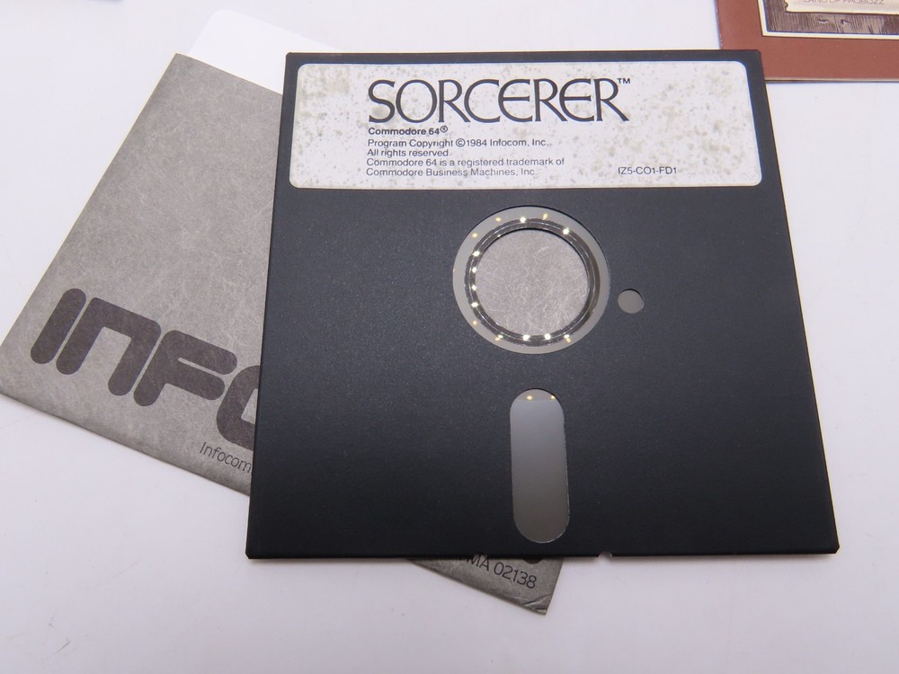 INFOCOM SORCERER Commodore 64 Untested