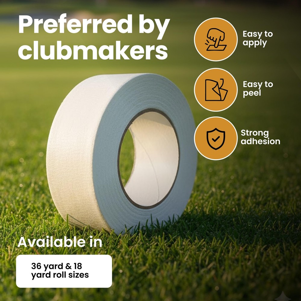 Brampton Golf Grip Tape Roll, Premium Solvent-Activated Double Sided Adhesive...