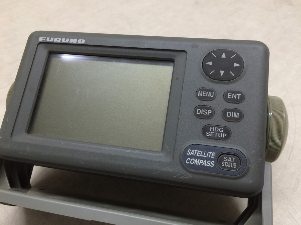 Furuno Satellite Compass Display Head V2.01 GPS SC-502 Screen Button Mount