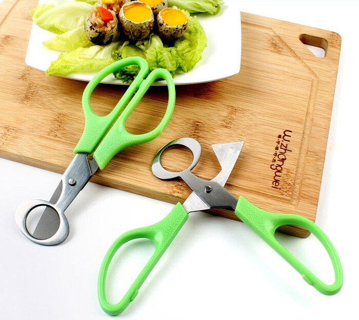 Stainless Steel Egg Shell Opener Egg Topper Kitchen Tool Quail Egg Shell Cutter