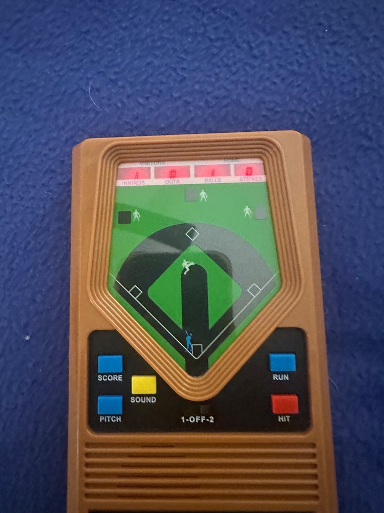 mattel handheld baseball game tested works
